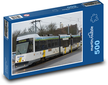 Tramwaj - transport, pojazd Puzzle 500 elementów - 46x30 cm