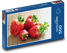 Erdbeeren - Obst, Blume Puzzle 500 Teile - 46 x 30 cm