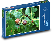 Dub - žalude, strom Puzzle 500 dielikov - 46 x 30 cm 