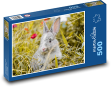 Rabbit in the grass Puzzle of 500 pieces - 46 x 30 cm 