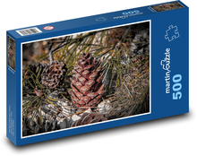 Šiška - borovica, strom Puzzle 500 dielikov - 46 x 30 cm 