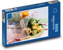 Bouquet of tulips Puzzle of 500 pieces - 46 x 30 cm 