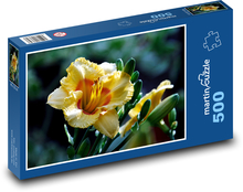 Ľalia - kvet, lístky Puzzle 500 dielikov - 46 x 30 cm 