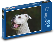 Biały pies - zwierzę Puzzle 500 elementów - 46x30 cm