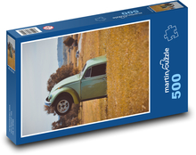 VW Beetle - car, meadow Puzzle of 500 pieces - 46 x 30 cm 