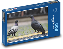 Holubi - ptáci Puzzle 500 dílků - 46 x 30 cm