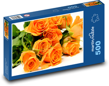 Orangefarbene Rosen Puzzle 500 Teile - 46 x 30 cm