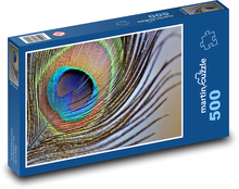 Paw - pióra, ptak Puzzle 500 elementów - 46x30 cm