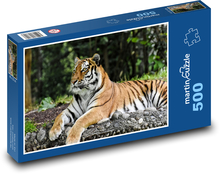 Tiger v zoologickej záhrade Puzzle 500 dielikov - 46 x 30 cm 