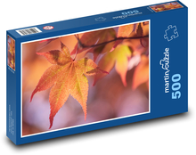 Liście klonu japońskiego Puzzle 500 elementów - 46x30 cm