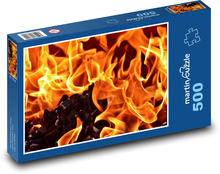 Feuer - Flammen, brennen Puzzle 500 Teile - 46 x 30 cm