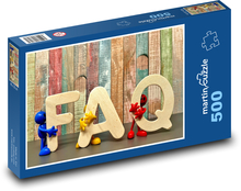 Questions - frequently asked questions Puzzle of 500 pieces - 46 x 30 cm 