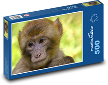 Makak - opice, zoo Puzzle 500 dílků - 46 x 30 cm