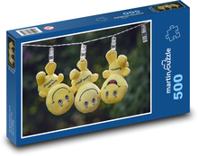 Plüsch-Smilies Puzzle 500 Teile - 46 x 30 cm