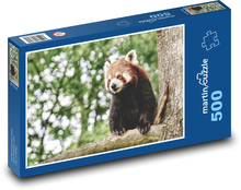 Panda červená Puzzle 500 dílků - 46 x 30 cm