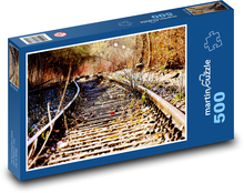 Tracks - tracks, tracks Puzzle of 500 pieces - 46 x 30 cm 