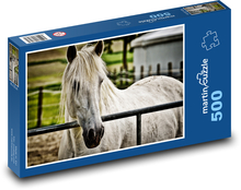 Pferd im Gehege Puzzle 500 Teile - 46 x 30 cm