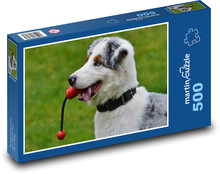 Hund mit Spielzeug Puzzle 500 Teile - 46 x 30 cm