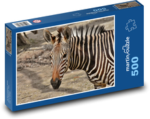 Zebra - dzikie zwierzę Puzzle 500 elementów - 46x30 cm