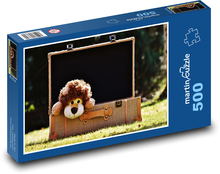 Lew - zabawka dla zwierząt Puzzle 500 elementów - 46x30 cm