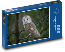 Bird - owl, tree Puzzle of 500 pieces - 46 x 30 cm 