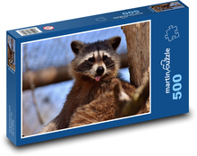 Raccoon - mammal, animal Puzzle of 500 pieces - 46 x 30 cm 
