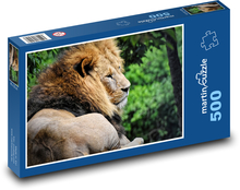 Löwe - ein wildes Tier Puzzle 500 Teile - 46 x 30 cm