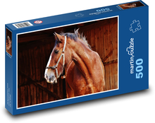 Hrabský kůň - zvíře, farma Puzzle 500 - 46x30 cm