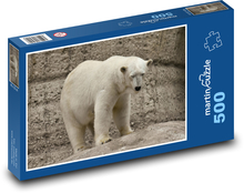 Lední medvěd - zvíře, dravec Puzzle 500 dílků - 46 x 30 cm