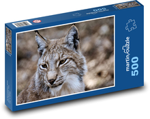 Lynx - wildcat, wild animal Puzzle of 500 pieces - 46 x 30 cm 