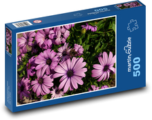 Gerbera - purple flower, summer Puzzle of 500 pieces - 46 x 30 cm 