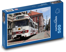 Tramvaj - turistická tramvaj Puzzle 500 dílků - 46 x 30 cm