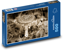 Muchomůrka - les, houba Puzzle 500 dílků - 46 x 30 cm