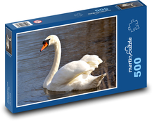 Schwan - Wasservogel, Tier Puzzle 500 Teile - 46 x 30 cm