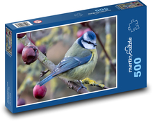Tit - bird, nature Puzzle of 500 pieces - 46 x 30 cm 