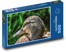 Divoká kachna - příroda, pták Puzzle 500 dílků - 46 x 30 cm