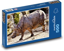 Rhinoceros - zviera, zoo Puzzle 500 dielikov - 46 x 30 cm