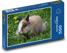 Rabbit in the grass Puzzle of 500 pieces - 46 x 30 cm 