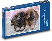 Šteňatá - psy, maznáčikovia Puzzle 500 dielikov - 46 x 30 cm 