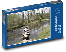 Fluss - Bäume, Natur Puzzle 500 Teile - 46 x 30 cm