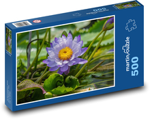 Lotosový květ - květina, rybník Puzzle 500 dílků - 46 x 30 cm