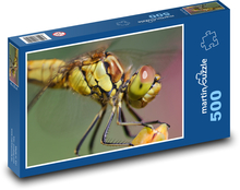 Ważka - skrzydła ważki, owady Puzzle 500 elementów - 46x30 cm