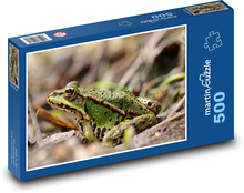Żaba - przyroda, płaz Puzzle 500 elementów - 46x30 cm