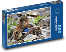 Ente - Entenküken, Jungen Puzzle 500 Teile - 46 x 30 cm