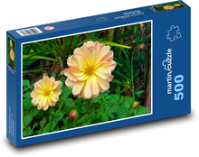 Jiřina - flower, garden Puzzle of 500 pieces - 46 x 30 cm 