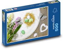 Ostereier - Nest, Dekoration Puzzle 500 Teile - 46 x 30 cm