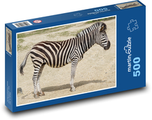 Zebra - zvíře, Afrika  Puzzle 500 dílků - 46 x 30 cm