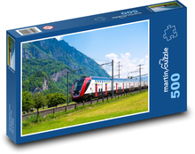 Szwajcarskie Koleje Federalne - pociąg Puzzle 500 elementów - 46x30 cm