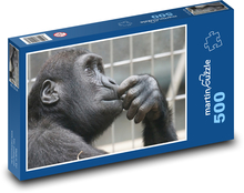 Affen - Zoo, Primaten Puzzle 500 Teile - 46 x 30 cm