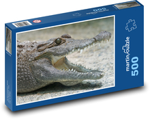 Crocodile - reptile, animal Puzzle of 500 pieces - 46 x 30 cm 